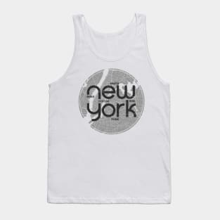 New York Map Tank Top